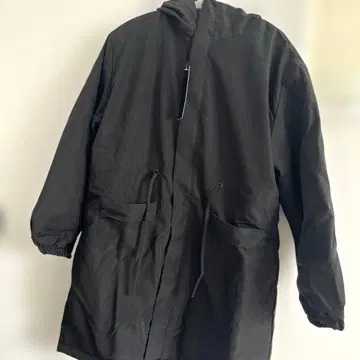 AIR BY 블랙 자켓 후드 부착 XXL size