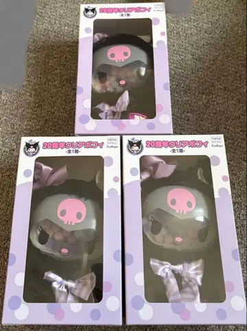 쿠로미 20주년 클리어 포피 3개 세트