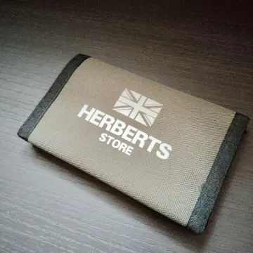 HERBERTS STORE 베이지 접이식 지갑