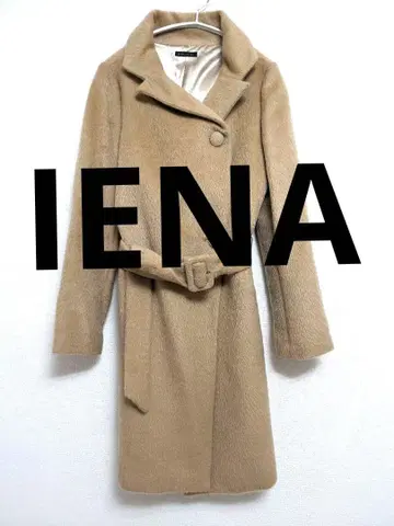 IENA 롱 코트 허리 벨트 포함