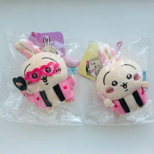 치이카와 우사기 오타쿠 하트 안경 펜라이트 부채 응원봉 마스코트