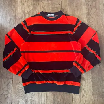 구제 빈티지 레트로 벨로아 맨투맨 트레이닝복