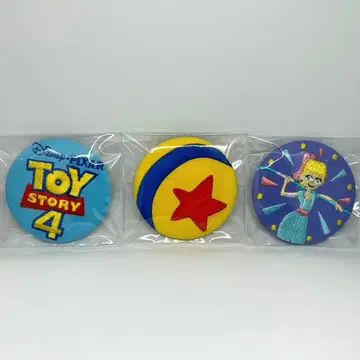 익명 배송 디즈니 픽사 토이스토리 자수 캔뱃지 3개 세트
