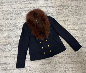 [ 새상품급 ] 네이비 울 더블 브레스트 피코트