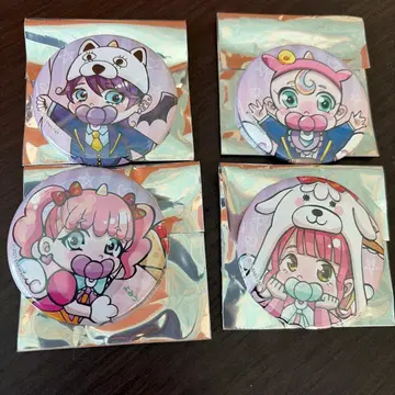 베비타피 x 요미우리랜드 캔뱃지 4개 세트