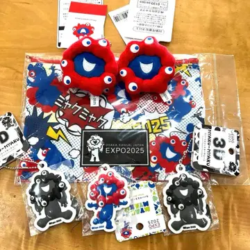 미야쿠미야쿠 키링 지퍼 파우치 팝 아트 6종 세트