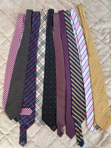 넥타이 11개 세트 다색 디자인