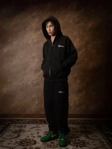 IDEASWAM 블랙 집업 후드티 L 사이즈