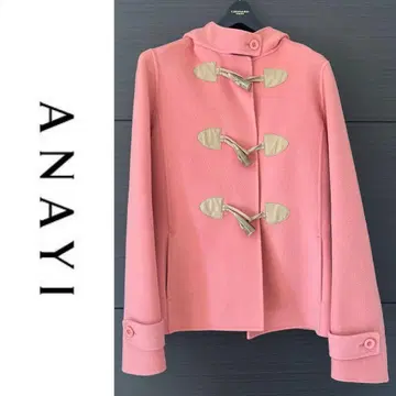 아나이 핑크 더플 코트