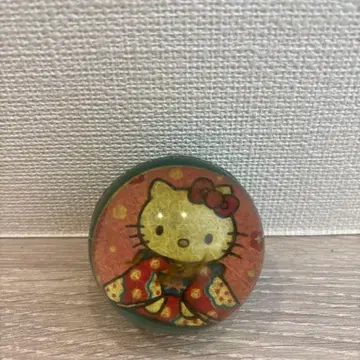 레어 1995년경 Sanrio 헬로키티 헤이세이 레트로 슈퍼볼