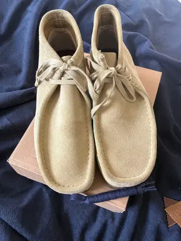 Clarks 왈라비 25.5cm 메이플 베이지