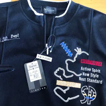 SIMSPON 블랙 피케 셔츠 M 사이즈