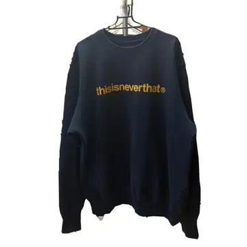 thisisneverthat 맨투맨 네이비 L