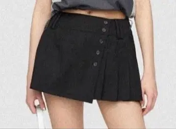 LAGUA GEM 플리츠 스코트 미니스커트