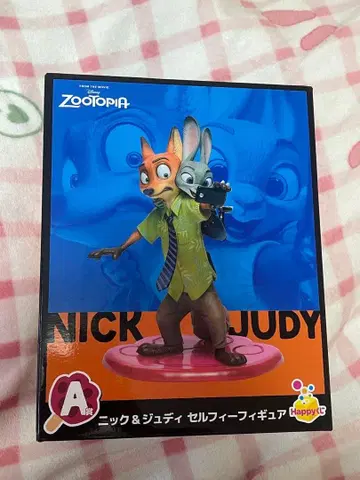 주토피아 닉 & 주디 셀피 피규어