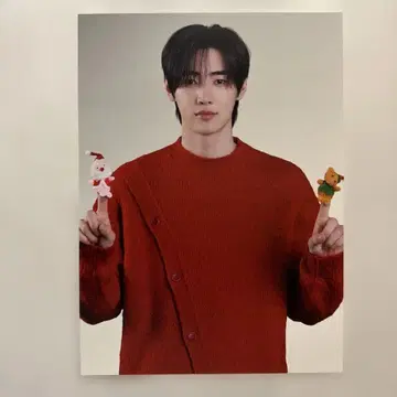 ENHYPEN WORLD 팝업 럭키 드로우 포스터 성훈 홀리데이