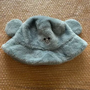 디즈니 퍼 버킷햇 미키 모자 스카이블루 블루 그레이