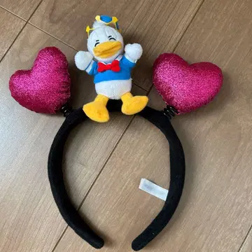 도널드 덕 하트형 머리띠