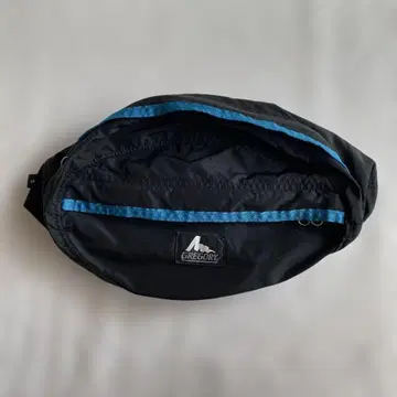 미국제 구 로고 GREGORY 블랙 바디백