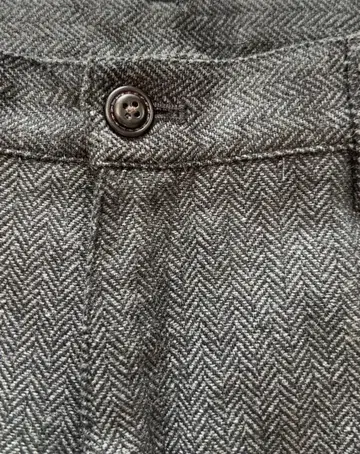 [ 헤링본 무늬 3 피스 수트 L 사이즈 트위드 조 ]