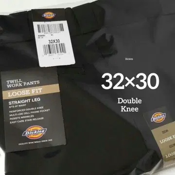 32 x 30 [ 새상품 미사용 ] 디키즈 더블니 85283 BLACK