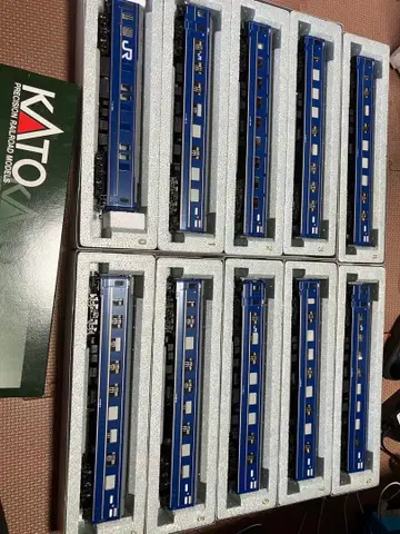 hO KATO 유즈루 라스트 런 편성 10량 24계 블루 트레인