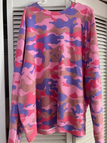 RE. 나카 리이사 카모플라쥬 패턴 맨투맨