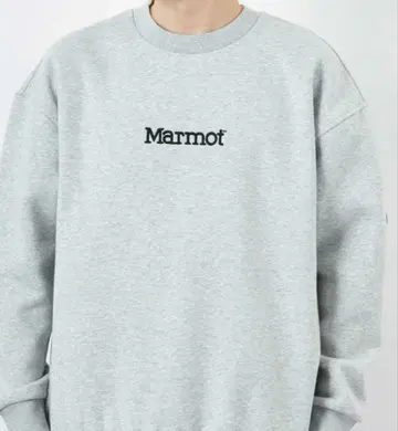 Marmot [마모트] 별주 브랜드 자수 로고 크루넥 맨투맨