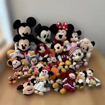 미키 미니 봉제 인형 세트