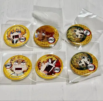 귀멸의 칼날 제비뽑기 캔뱃지 아가츠마 젠이츠