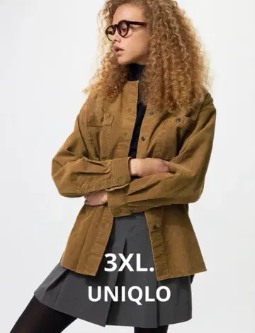 [ UNIQLO ] 코듀로이 롱 셔츠 자켓