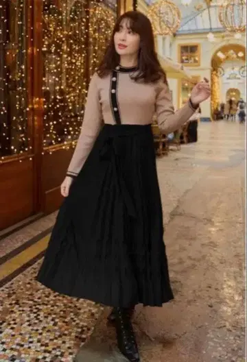 herlipto Saint Honore Long Dress