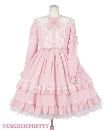 Angelic Pretty Romantic Poem 원피스 핑크