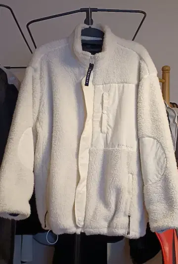 뉴메럴스 플리스 자켓 L 화이트