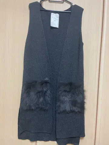 nouer 니트 퍼 베스트