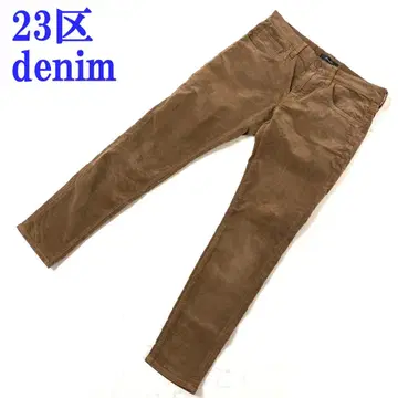 23구 스키니 팬츠 코듀로이 브라운 코튼 36 C4946