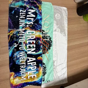 Mrs. GREEN APPLE 타월 3개 세트