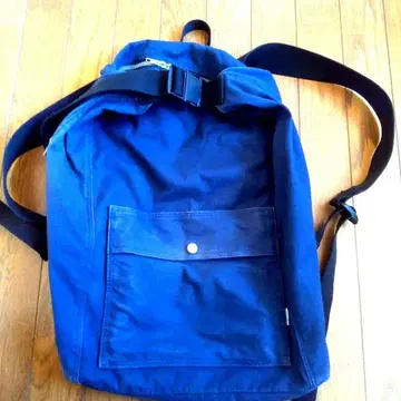 MHL. 마가렛호웰 코튼 캔버스 네이비 백팩 경량