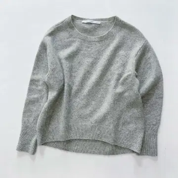 프레임워크 울 캐시미어 크루넥 니트 그레이 프리 사이즈
