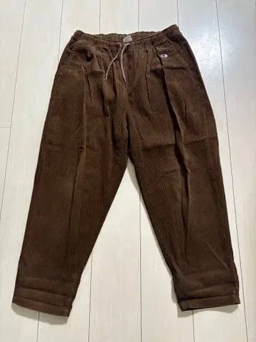 남성용 Champion 코듀로이 팬츠 브라운 L