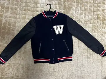 snidel 네이비 바시티 자켓