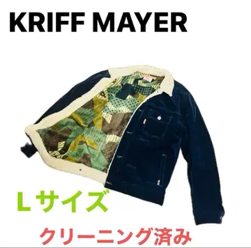KRIFFMAYER 클리프 메이어 코듀로이 자켓 플리스 보아 L 네이비