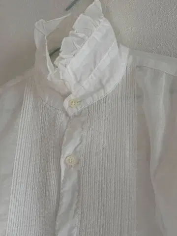 [새상품급] 45rpm 핀턱 블라우스 프릴 사이즈 1