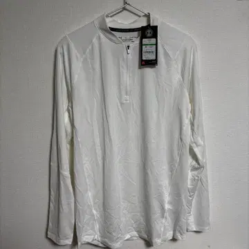 언더아머 트레이닝용 긴팔 셔츠 LG 화이트