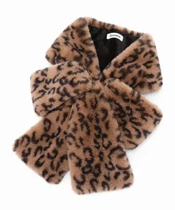 캐세리니 리본 티펫 레오파드