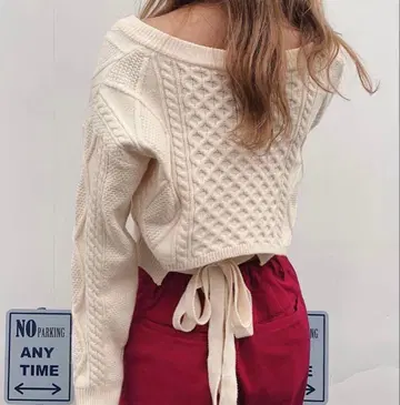 ACLENT 백리본 니트