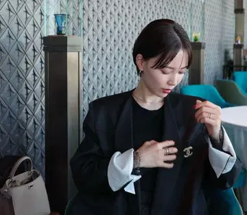[ TWILL ] 숄카라 라이크 자켓 (black)