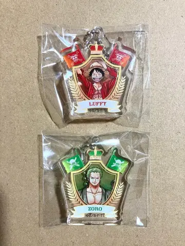 원피스 루피 조로 아크릴 키링 (2개)