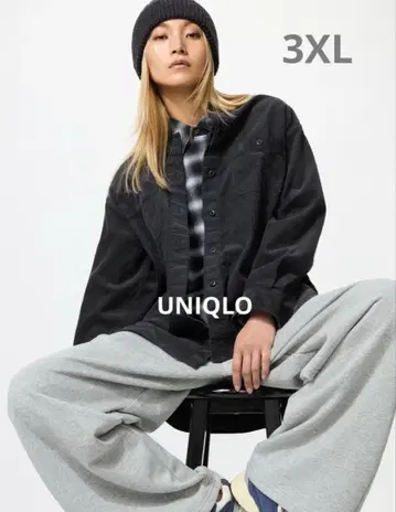 [ UNIQLO ] 코듀로이 롱 셔츠 자켓