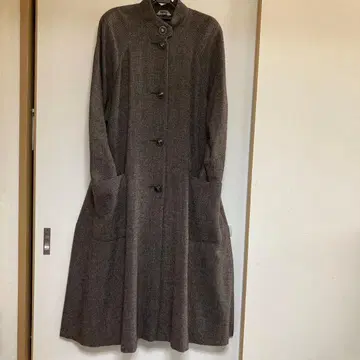 레트로 A라인 롱 코트